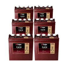 8V Golf Cart Batteries - Trojan Battery T-875 8 Volts/170Ah (6 Pack, 48V) 8V Golf Cart Batteries - Trojan Battery T-875 8 Volts/170Ah (6 Pack, 48V)