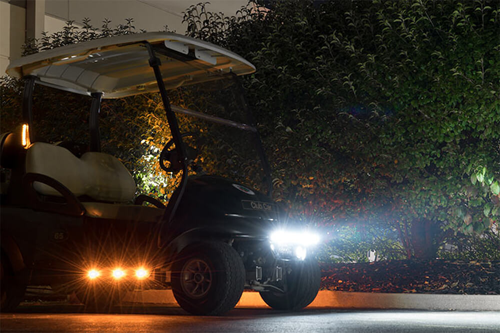 custom lighting for golf cart
