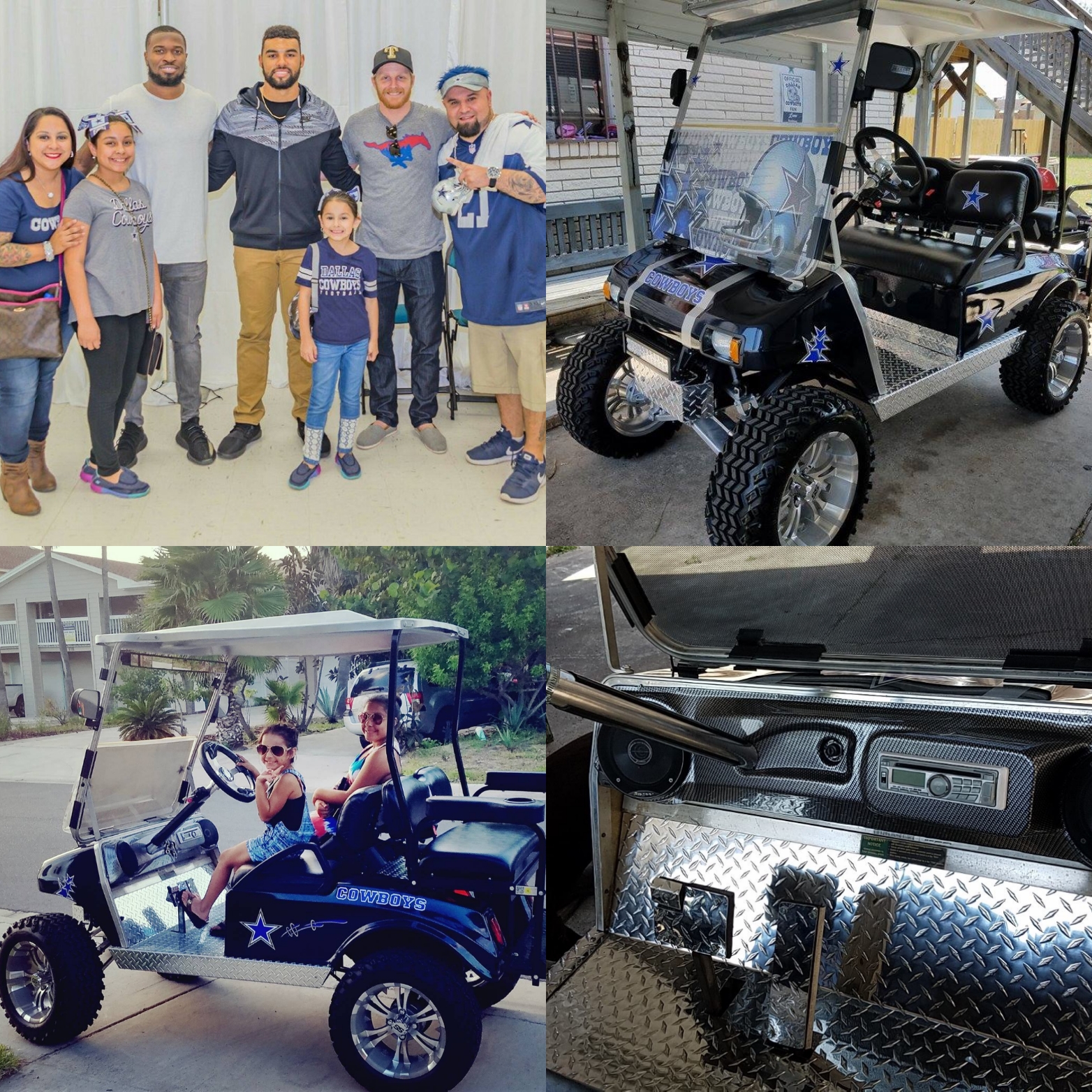 Golf Cart Garage - August 2017 Golf Cart Customer Cart - Victor Luna